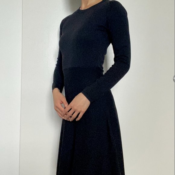 Theory Classic Black A-Line Dress (small) - Picture 4 of 8